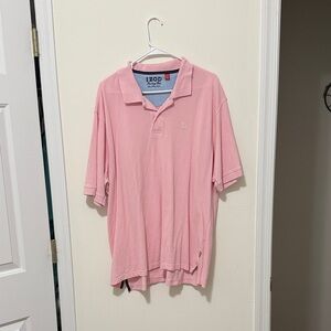 Izod Men's Light Pink Polo Shirt XXL